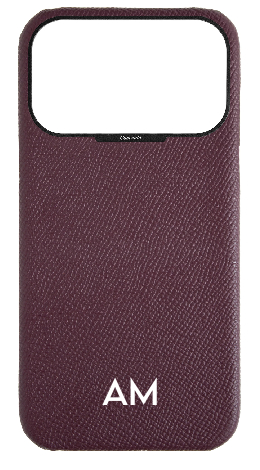 Customized Maroon Strapless Epsom Case