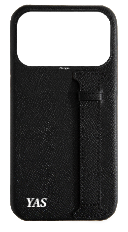 Customized Black Epsom Side Strap Case