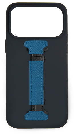 Customized Black Silicon Middle Strap Case