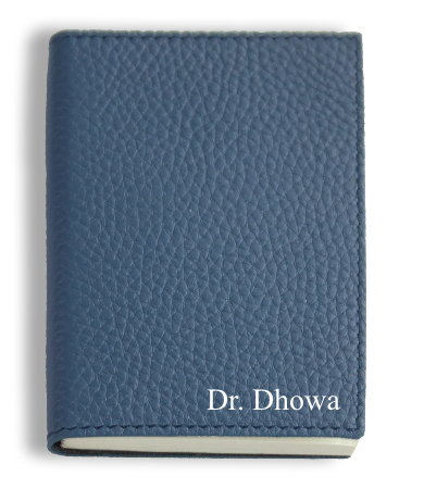Customized Navy Mini Notebook