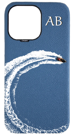 Customized Blue Strapless Epsom Case 
                 Jet Ski