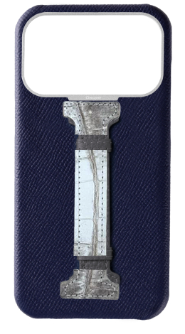 Customized Navy / Grey Limited Edition Middle Strap Case
