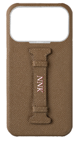 Customized Taupe Epsom Middle Strap Case