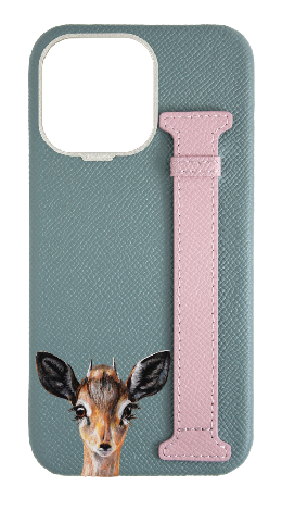 Customized Baby Blue / Pink Limited Edition Side Strap Case