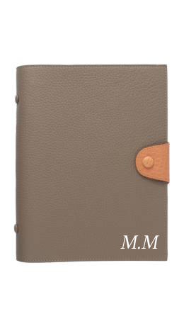 Customized Beige / Salmon Notebook