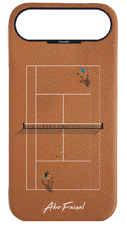 Customized Tan Strapless Case 
                 Tennis