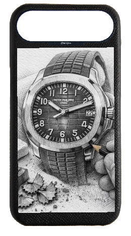 Customized Black Epsom Middle Strap Case