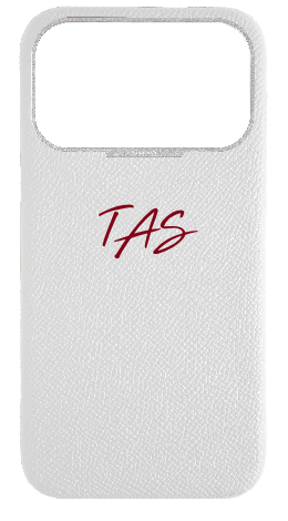 Customized White Epsom Strapless Case