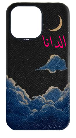 Customized Black Strapless Case 
                 Crescent of Blessings