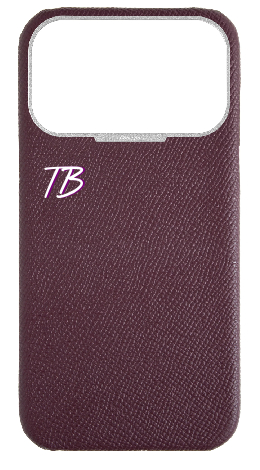 Customized Maroon Strapless Epsom Case