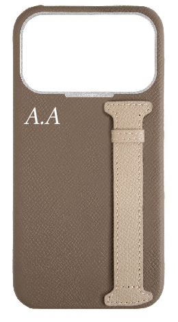 Customized Taupe / Beige Limited Edition Side Strap Case