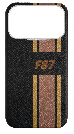 Customized Striped Black Strapless Case