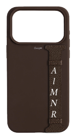 Customized Brown Silicon Side Strap Case