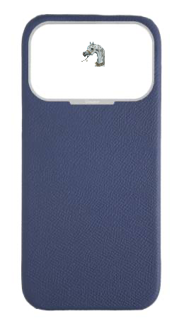 Customized Navy Strapless Epsom Case
