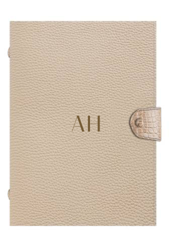 Customized Vanilla / Tan Notebook