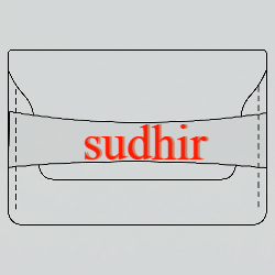 Customized Bespoke Belt Bifold Wallet