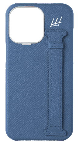 Customized Navy Epsom Side Strap Case