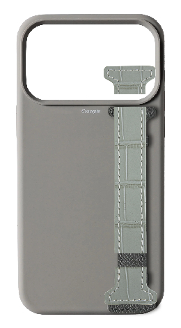 Customized Grey Silicon Side Strap Case