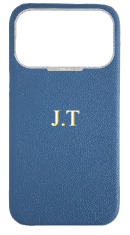 Customized Blue Strapless Epsom Case