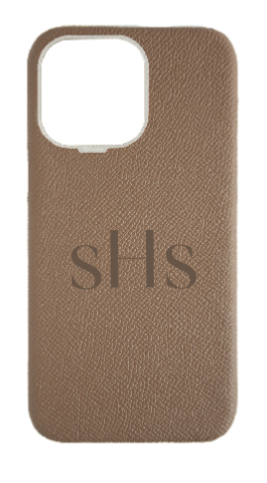 Customized Taupe Strapless Epsom Case