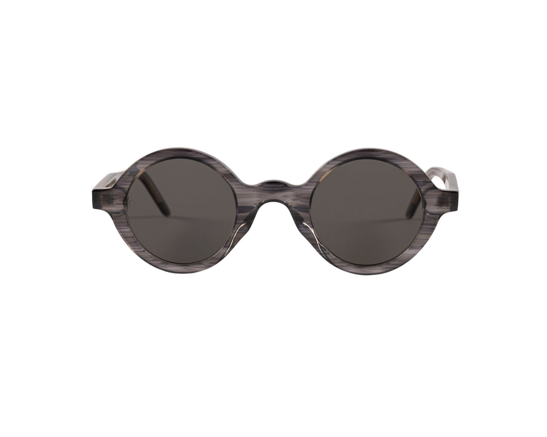 Grey Marbled Orb Sunglasses