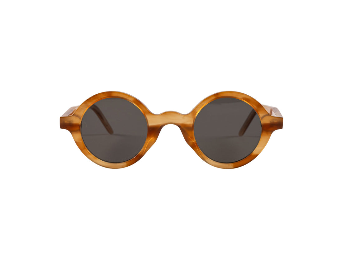 Honey Marbled Orb Sunglasses