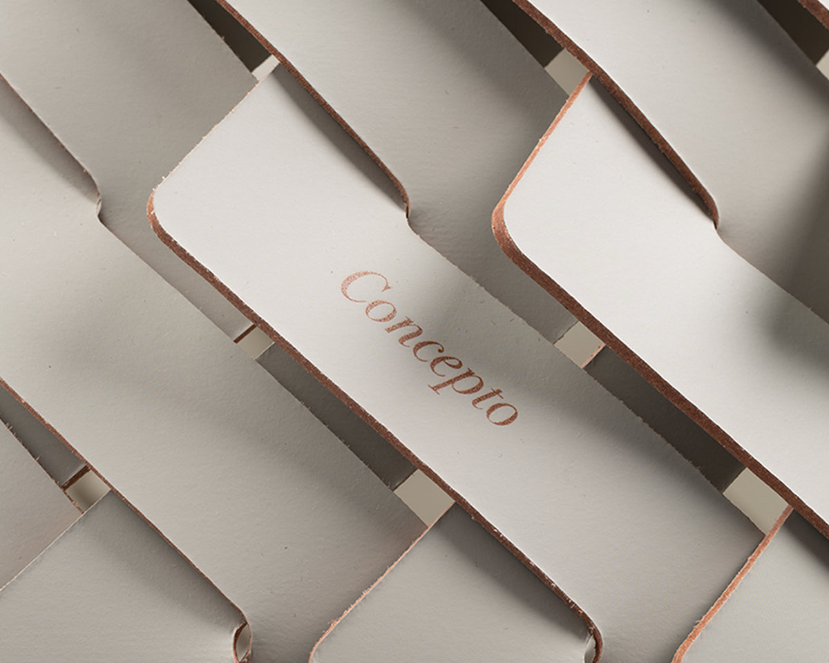 Large Cream Leather Basket