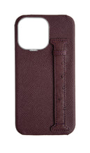 Maroon Exotic Ostrich Side Strap Case