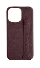 Maroon Exotic Ostrich Side Strap Case