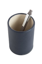 Navy / White Leather Cup