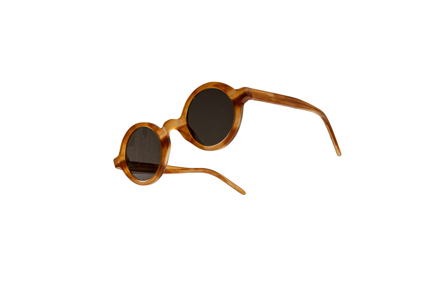 Honey Marbled Orb Sunglasses