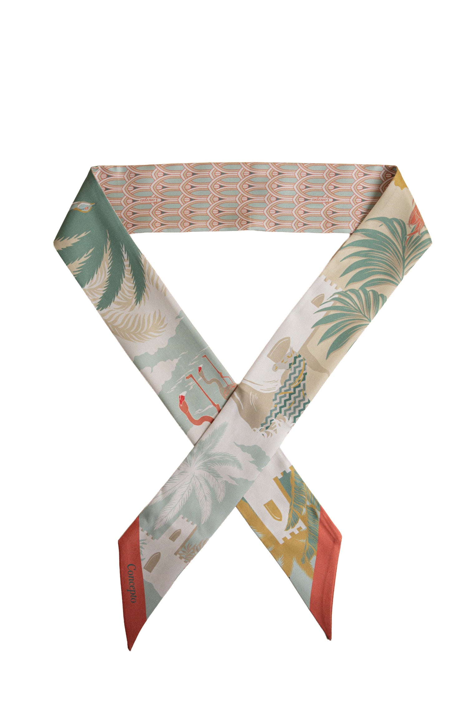 Oasis Club Silk Twilly