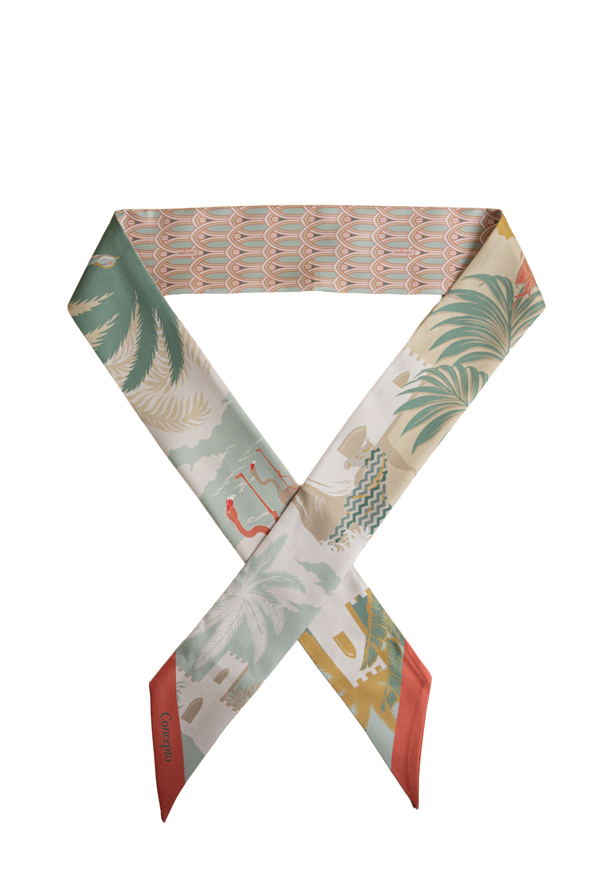 Oasis Club Silk Twilly