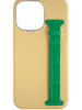 Yellow / Green Exotic Crocodile Side Strap Case
