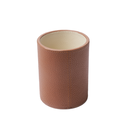 Tan / Cream Leather Cup