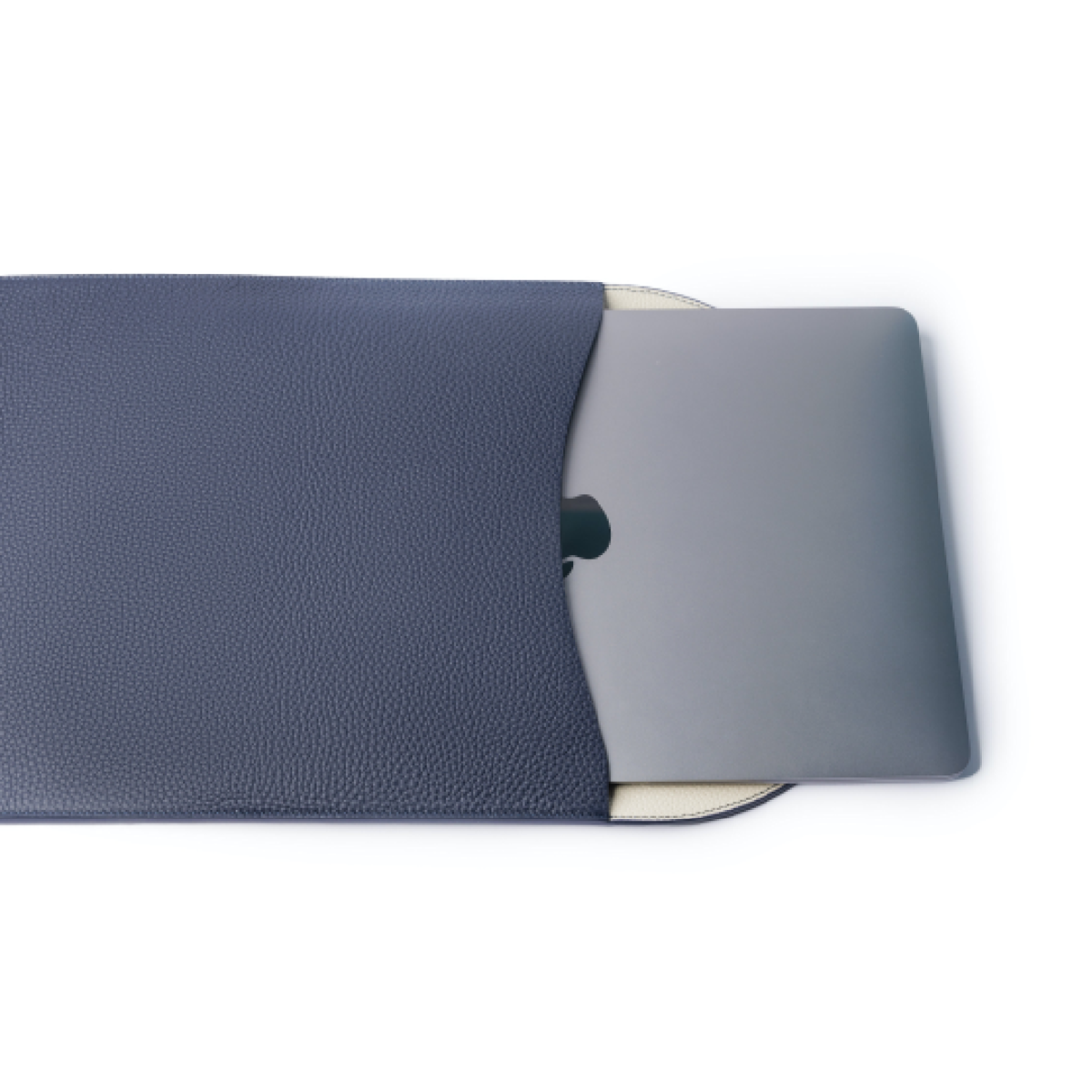 Navy / White Leather Sleeve