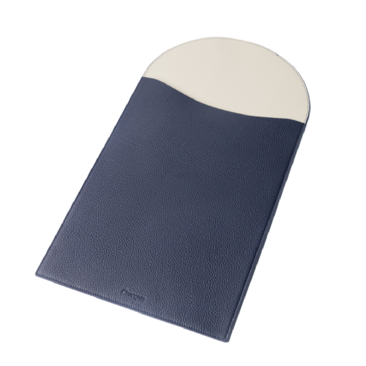 Navy / White Leather Sleeve