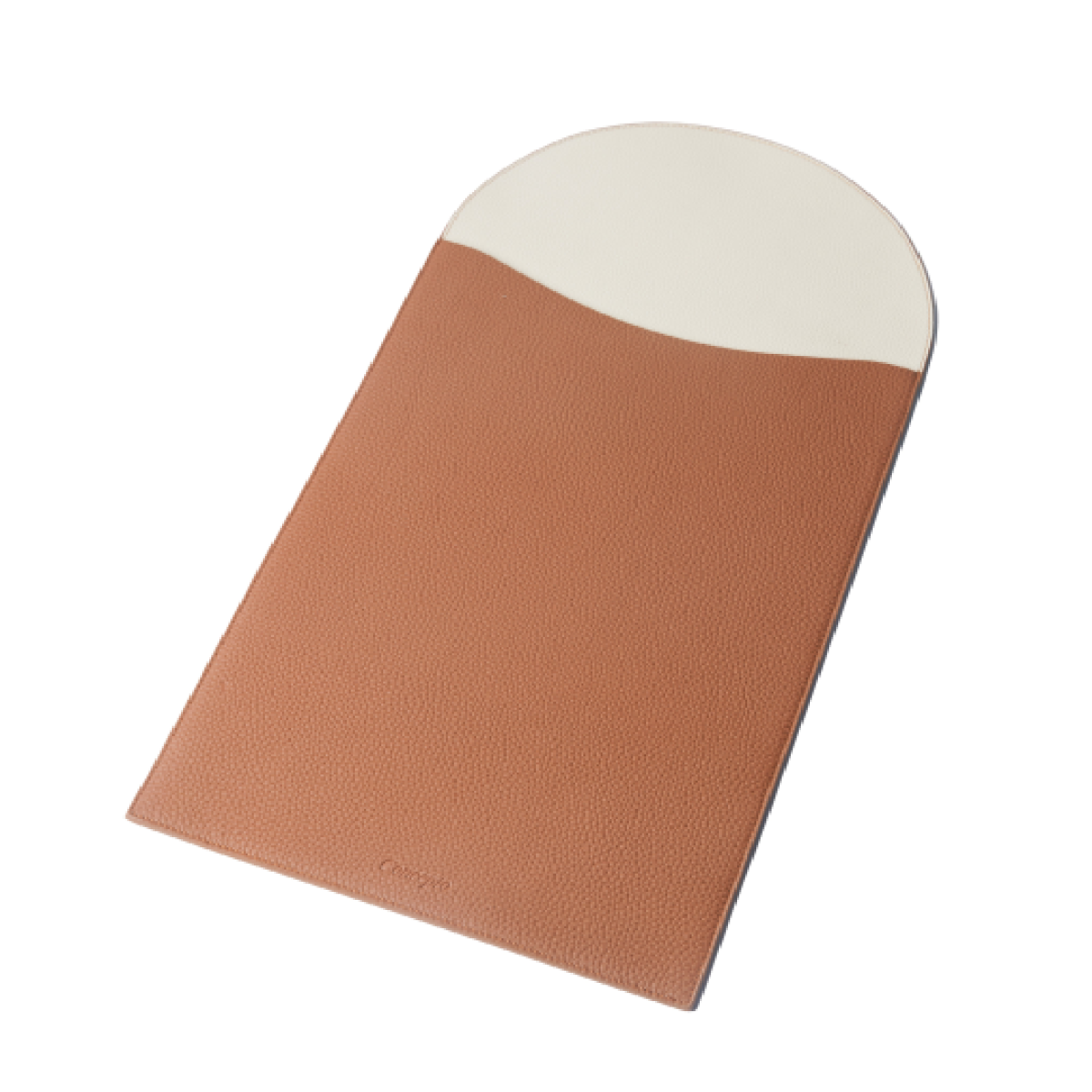 Tan / Cream Leather Sleeve