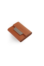 Brown Leather Playing Cards Pouch
