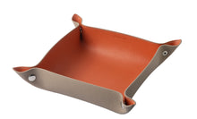 Beige / Salmon Leather Tray