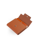 Brown Leather Playing Cards Pouch