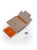 Taupe Leather Playing Cards Pouch