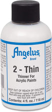 2-Thin Acrylic Leather Paint Thinner 4oz.