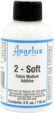 2-Soft Fabric Medium Additive For Acrylic Paint 4oz.