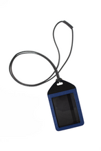 Blue ID Holder