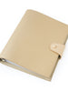 Beige / Floral White Notebook