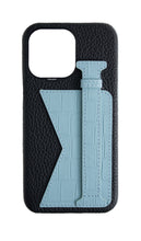 Matte Light Blue Embossed Duo Crocodile Case