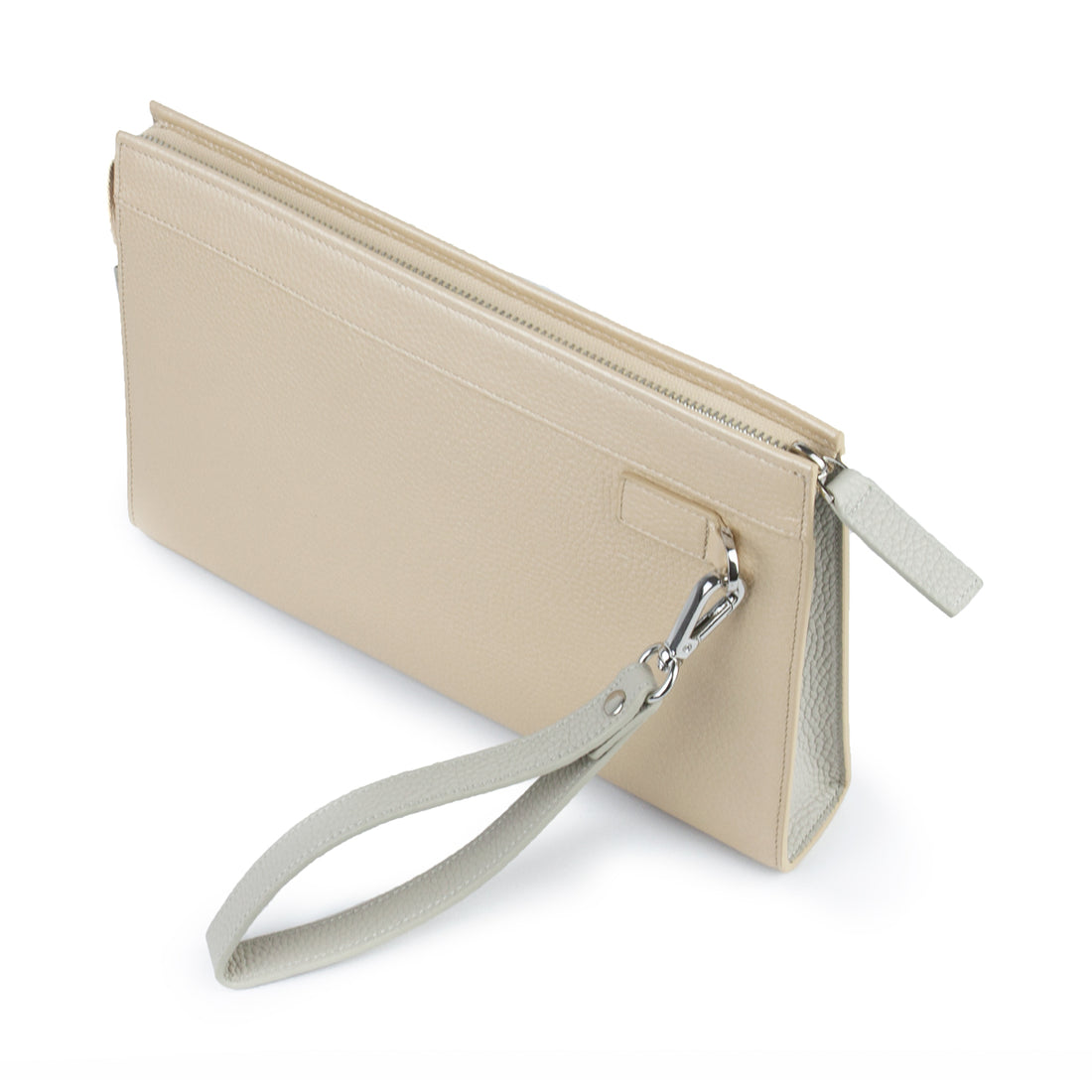 Cream / Light Stone Clutch
