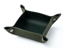 Olive / Royal Green Leather Tray