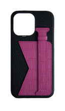 Matte Fuchsia Embossed Duo Crocodile Case